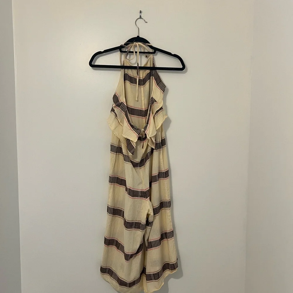 Saturday Sunday Striped Halter Jumpsuit - Picture 4 of 8